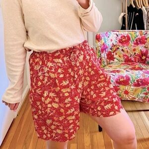 Vintage Lizsport Red Women's Shorts